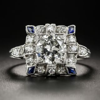 Art Deco 1.30 Carat Diamond Engagement Ring - 1