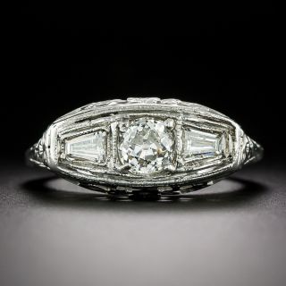 Art Deco.60 Carat Center Diamond  Ring - 7