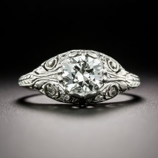 Edwardian .95 Carat Diamond Engagement Ring by C.D. Peacock - GIA K VS2 - 2