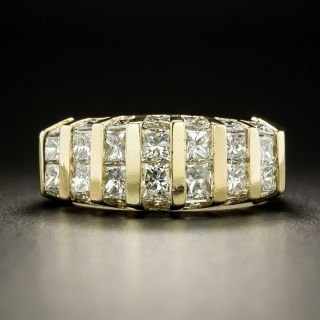 Estate Princess-Cut Diamond Band Ring - 2.50 Carats - 2