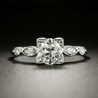 Mid-Century 1.13 Carat Diamond Engagement Ring - GIA I SI1 - 3