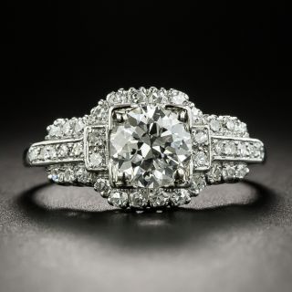 Mid-Century 1.17 Carat Diamond Engagement Ring - GIA G VVS1 - 2