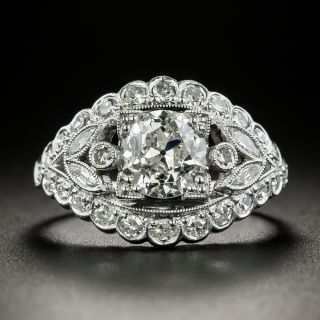 Mid-Century 1.30 Carat Diamond Engagement Ring - GIA I SI1 - 2