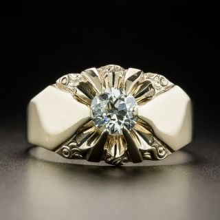 Victorian .74 Carat Solitaire Engagement Ring - 2