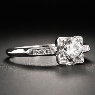 Vintage 1.10 Carat Diamond Engagement Ring - GIA J SI2