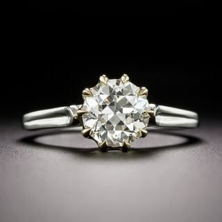 Vintage-Style 1.42 Carat Solitaire Diamond Ring - GIA J VS1  - 2